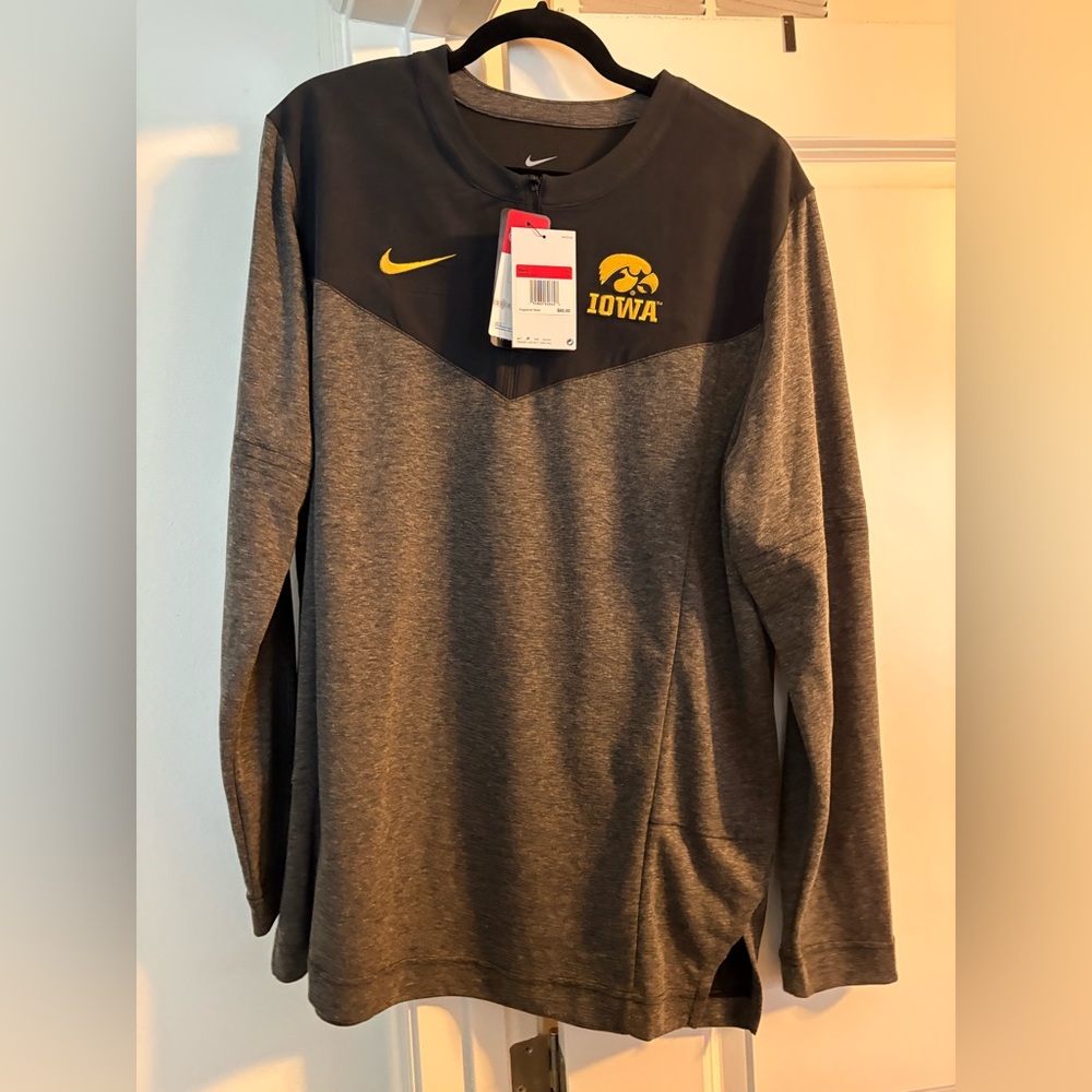 Nike Black Iowa Hawkeye Pullover